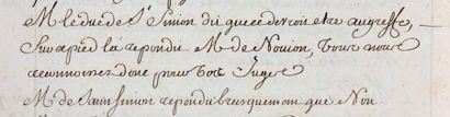 BRETEUIL (Louis-Nicolas Le Tonnelier de) Manuscrit portant des titres avec variantes,...