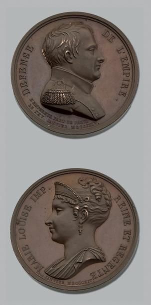 null EMPIRE 23 Médailles, médaillettes et clichés dont: 1804: Le sacre de Napoléon...