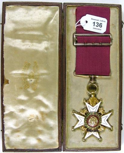 ROYAUME-UNI Ordre du Bain, fondé en 1725, croix de compagnon à titre militaire (CB)...
