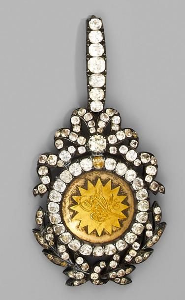 TURQUIE Ordre de la Gloire, "Nishan-i- Iftihar", fondé vers 1831, bijou du premier...