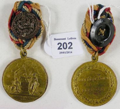 Médaille de la Confédération des Français,...