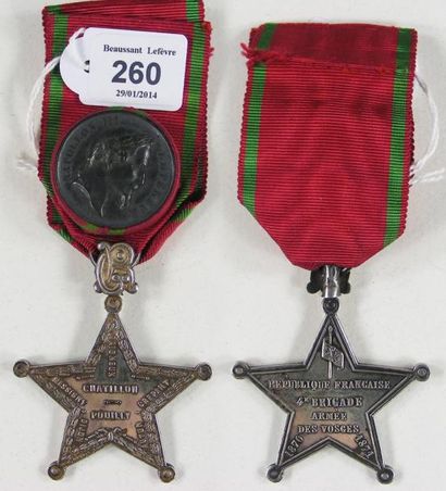 Étoile de la 4e Brigade de l'Armée des Vosges,...