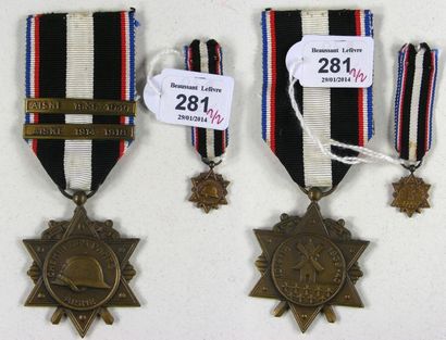 Médaille du Chemin des Dames, combattants...