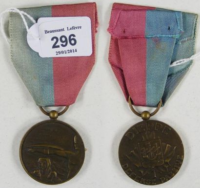 Médaille de la Défense Passive de Dieppe,...