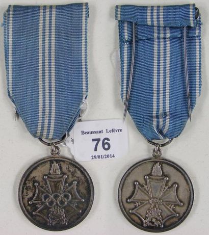 null Helsinki 1952, XVe Jeux Olympiques d'été, médaille du Mérite des Jeux Olympiques...