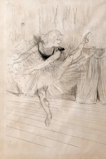 HENRI DE TOULOUSE-LAUTREC Miss Ida Heath, danseuse anglaise, 1894, lithographie,...