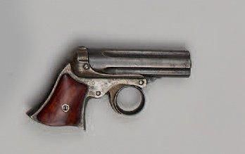 null Pistolet Remington Elliot Derringer, 5 coups, calibre 22 mm. Bloc de 5 canons...