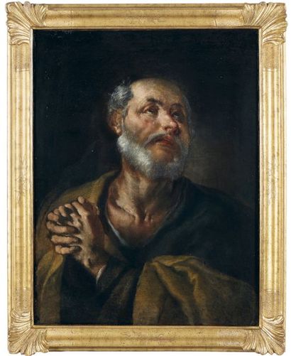 MAÎTRE DE L'ANNONCE AUX BERGERS (Actif à Naples au début du XVIIe siècle) Saint Pierre...