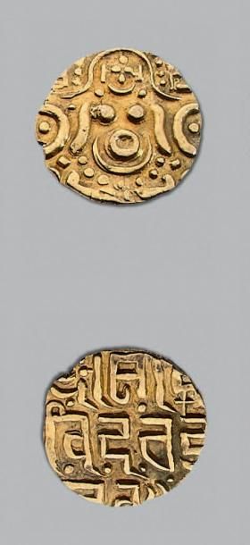 null GAHADAVAIAS du KANAUJ et BANARES Govinda Chandra (1114-1154) Statère d'or ou...