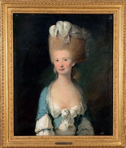Karl-Anton HICKEL (1745-1798) Portrait de Lady Fairfield, femme du gouverneur de...