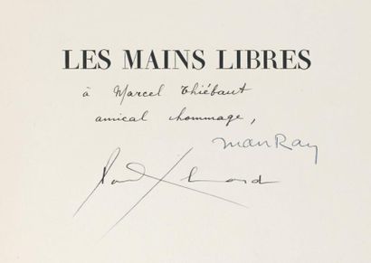 MAN RAY. - ÉLUARD (Paul) Les Mains libres. Paris, aux éditions Jeanne Bucher, 1937....