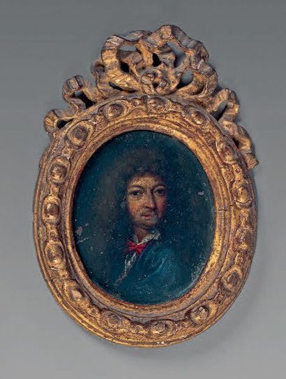 Joseph VALLIÈRE, école française du XVIIIe siècle Portrait présumé en petite fille...