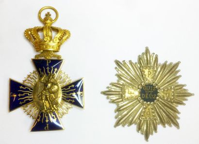 Allemagne, Bavière Ordre de Saint- Michel, fondé en 1693, restauré en 1837 pour devenir...