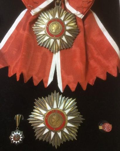 ARGENTINE Ordre de Mai et du Mérite, fondé en 1946, ensemble de grand-croix du 2e...