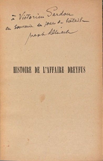AFFAIRE DREYFUS. - REINACH (Joseph) Histoire de l'affaire Dreyfus. Paris, Éditions...