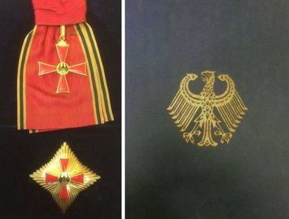 Allemagne Ordre du Mérite de la République, fondé en 1951, ensemble de grand-croix...