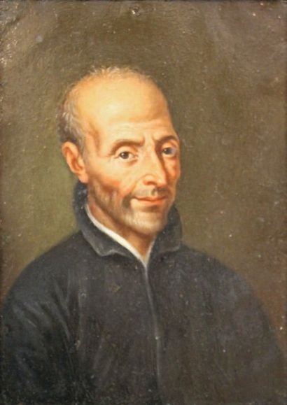 École du NORD du XVIIe siècle Portrait d'homme
Huile sur cuivre (repeints).
18 x...