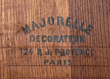 Louis MAJORELLE (1859-1926) 
Cabinet de travail en placage de palissandre et noyer,...