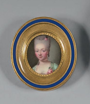 École FRANÇAISE du XVIIIe siècle COURTOIS Nicolas-André (1734-1806) :
Portrait de...