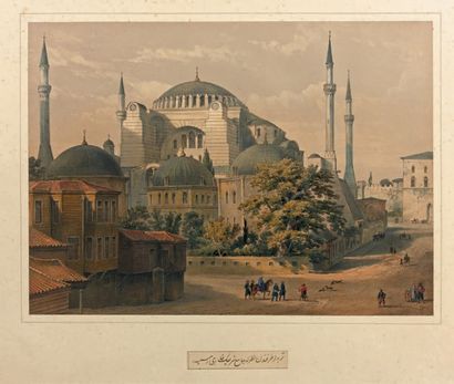 null Gaspard FOSSATI (d. 1883), Aya Sofia, Constantinople, as Recently Restored by...
