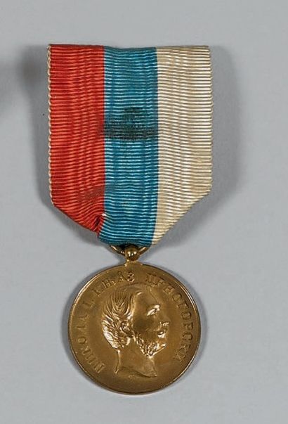 null Médaille du Zèle, créée en 1895, médaille de 1re classe du second modèle, en...