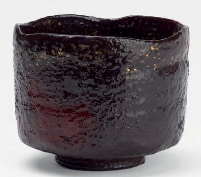 Époque EDO (1603-1868) / MEIJI (1868-1912), XIXe siècle 
Chawan (bol à thé) de forme...