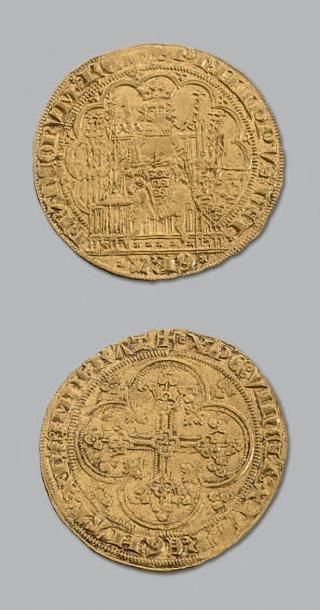 null PHILIPPE VI (1328-1350)
Écu d'or à la chaise. D. 249.
TTB à superbe.
