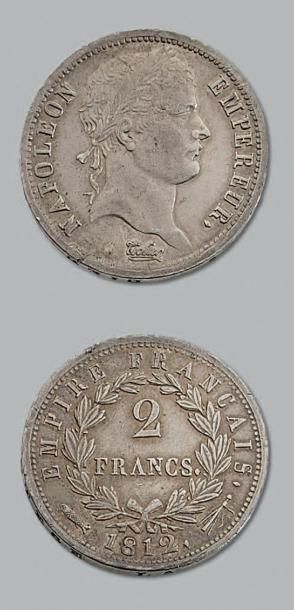 null PREMIER EMPIRE (1804-1814)
2 Francs, revers Empire. 1812. Utrecht. 9493 exemplaires.
G....