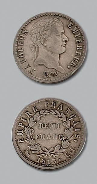 null PREMIER EMPIRE (1804-1814)
Demi franc, revers Empire. 1812. Gênes. 8385 exemplaires.
G....