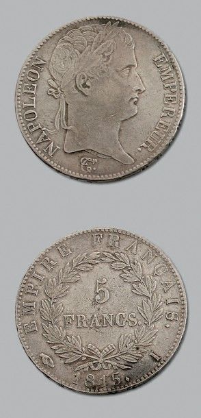 null PÉRIODE des CENTS JOURS (20 mars-22 juin 1815)
5 Francs. 1815. Limoges.
G. 595....