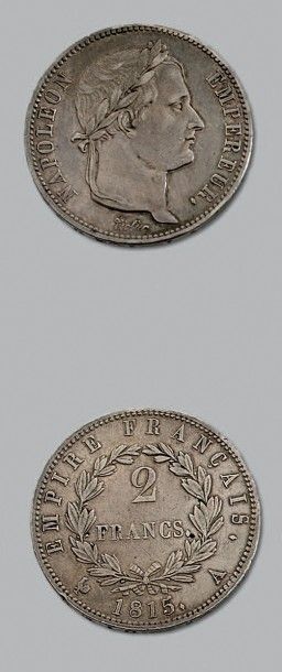 null PÉRIODE des CENTS JOURS (20 mars-22 juin 1815)
2 Francs. 1815. Paris. 6783 exemplaires.
G....