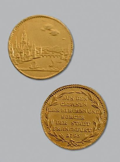 null FRANCFORT
Occupation française (juillet-septembre 1796)
Ducat d'or. 1796. Francfort.
L.M.N....