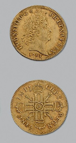 null LOUIS XIV (1643-1715)
Louis d'or aux huit L et aux insignes. 1701. Paris. Réf.
D....