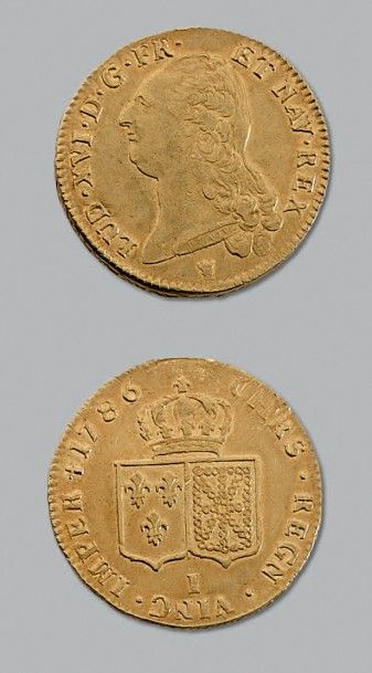 null LOUIS XVI (1774-1793)
Double Louis d'or au buste nu. 1786. Limoges.
D. 1706....