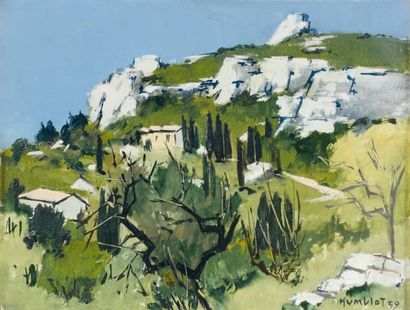 Robert HUMBLOT (1907-1962) Provence, 1959 Huile sur toile, signée et datée 59 en...