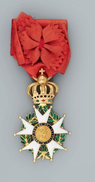 null ORDRE DE LA LEGION D'HONNEUR, PREMIER EMPIRE, ETOILE D'OFFICIER DU QUATRIEME...