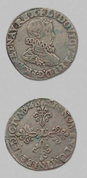 MONNAIES ROYALES - LOUIS XIII (1610-1643) Demi franc. 5e type. 1615. Paris. D. 1313...