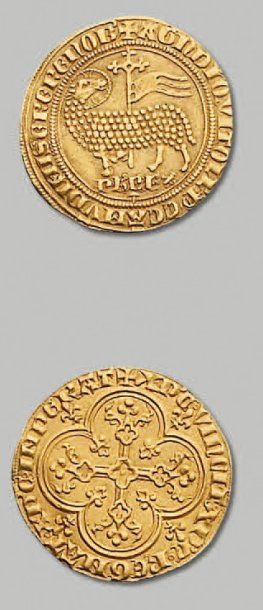 null PHILIPPE V (1316-1322) - Agnel d'or. D. 237 Très bel exemplaire.