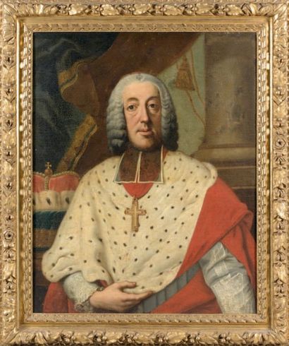 Atelier de Paul-Joseph DELCLOCHE (1716-1755) Portrait du cardinal Jean-Théodore de...