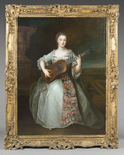 Atelier de Pierre GOBERT (Fontainebleau, 1662 - Paris, 1744) Portrait présumé de...