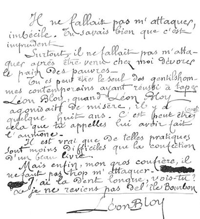 BLOY (Léon) Ensemble de 4 recueils de correspondance. - LETTRES À SA FIANCÉE. Paris,...