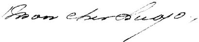 LAMARTINE (Alphonse de) Lettre autographe à Victor HUGO. Saint-Point [Saône-et-Loire],...