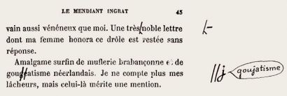 BLOY (Léon) Épreuves corrigées de l'édition originale de son journal LE MENDIANT...