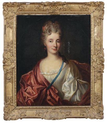 ÉCOLE FRANÇAISE du début du XVIIIe siècle Portrait de Marguerite Caillard de Gitry...