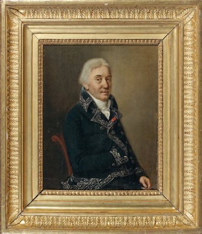 ÉCOLE FRANÇAISE du début du XIXe siècle Portrait du baron Malouet, Ministre de la...