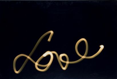 André NAGGAR (1922-2014) 
Ligne jaune
Épreuve photographique en couleurs.
59 x 89...