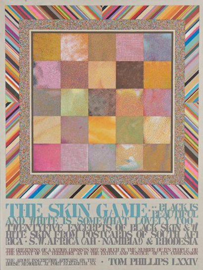 Tom PHILLIPS (né en 1937) 
The Skin Game
Huile sur toile, signée et datée 1974 en...