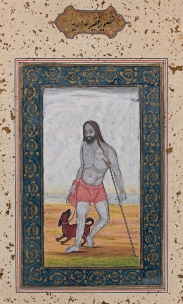 null Image de l'humble derviche, Inde moghole,
XVIIIe siècle
Peinture provenant de...