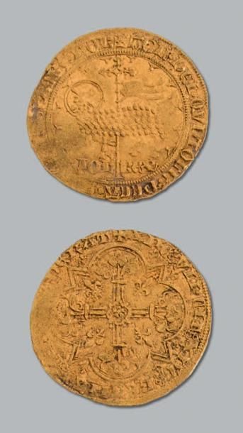 null JEAN II, le BON (1350-1364)
Mouton d'or. D. 291. TTB.