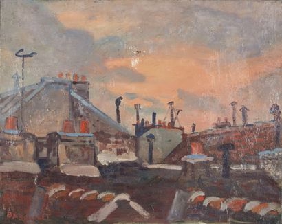 François BABOULET (1914-2010) Les toits
Huit huiles, trois sur toile, cinq sur carton.
Entre...